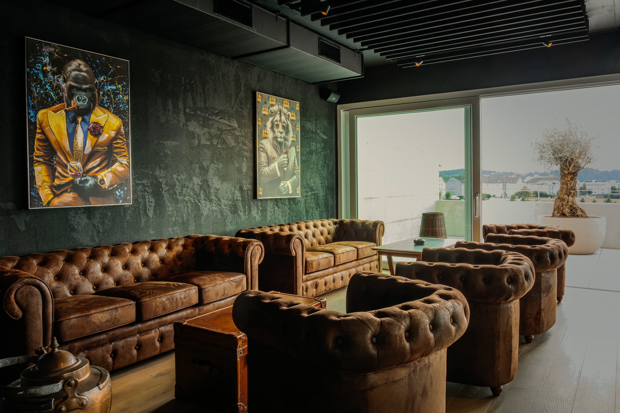 Atmosphäre der Lounge